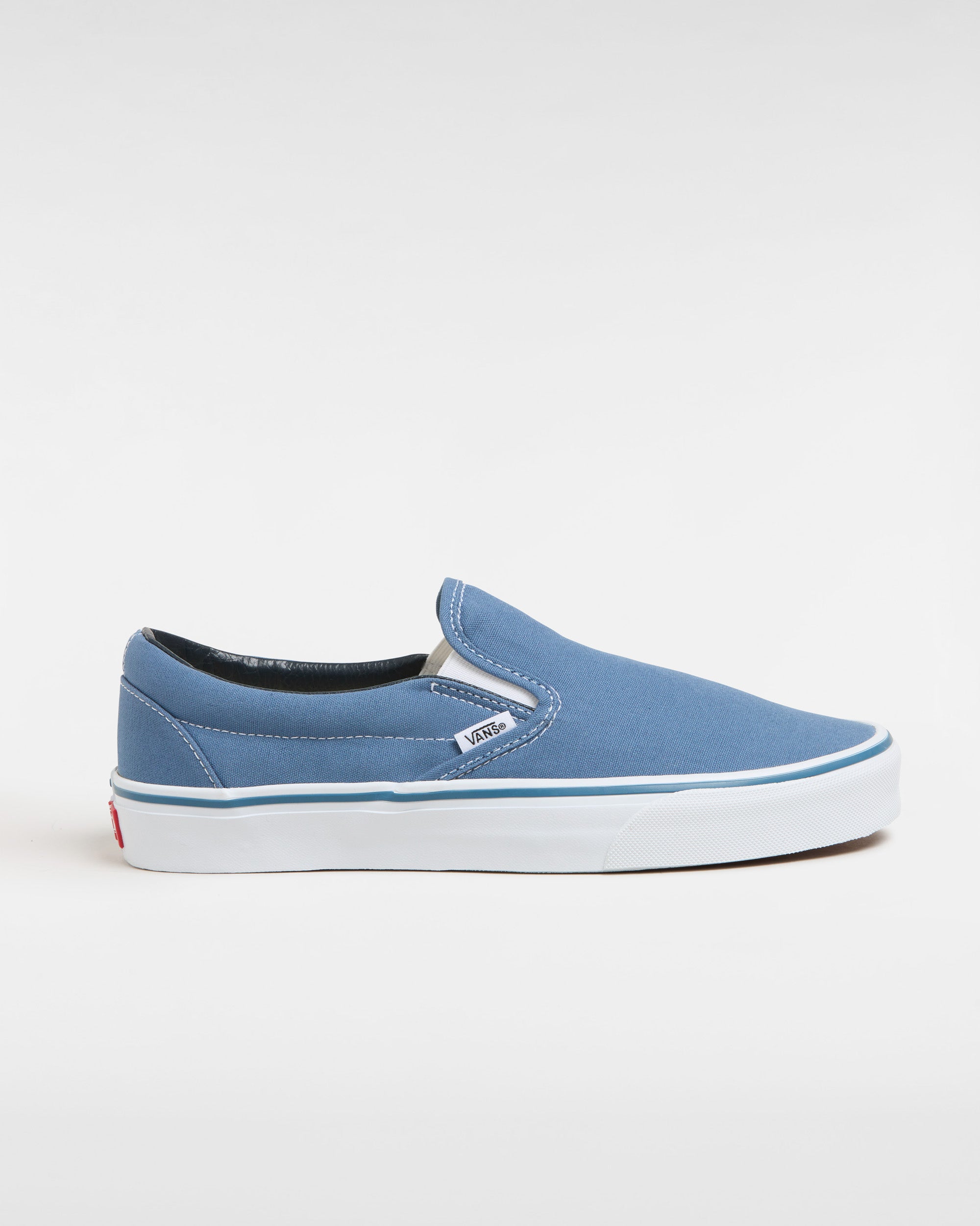 Blue vans slip ons on sale