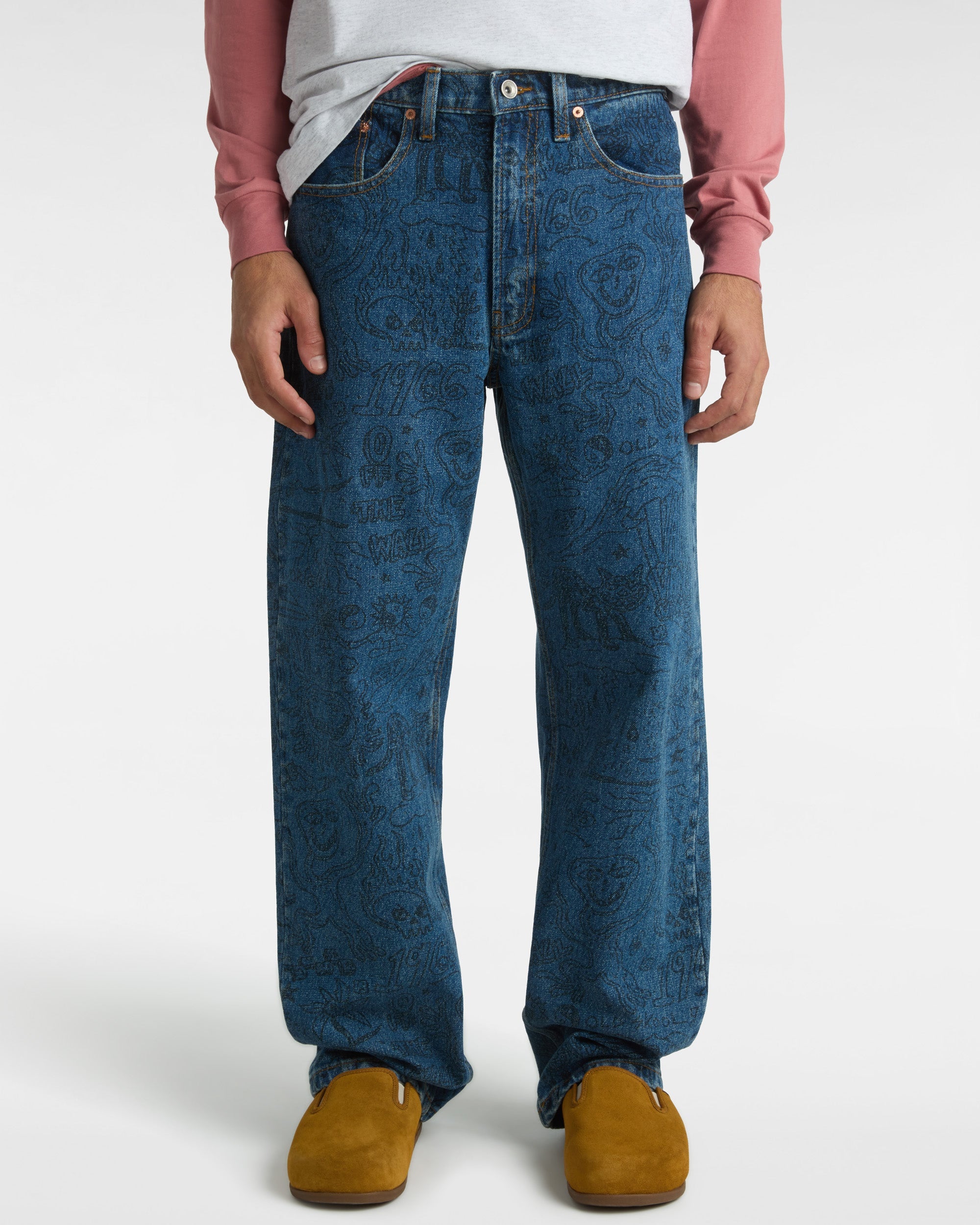 Check-5 Printed Loose Denim Pant – Vans South Africa